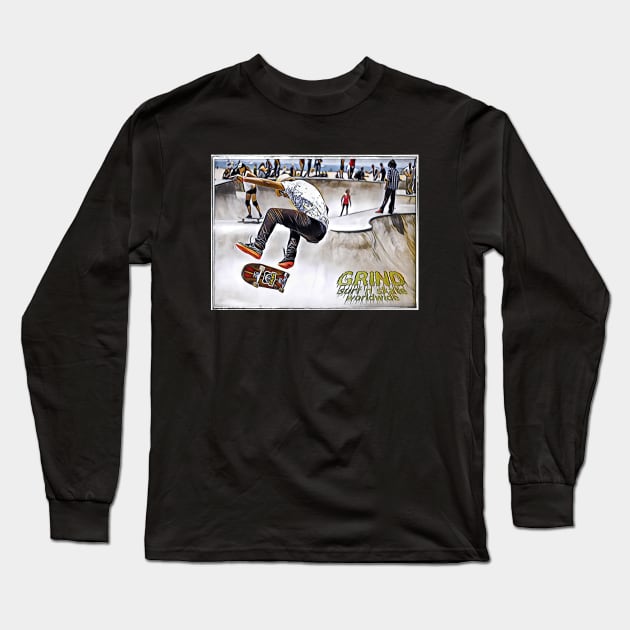 Grinding Long Sleeve T-Shirt by Digz
